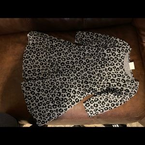 Cute girls cheetah print dress